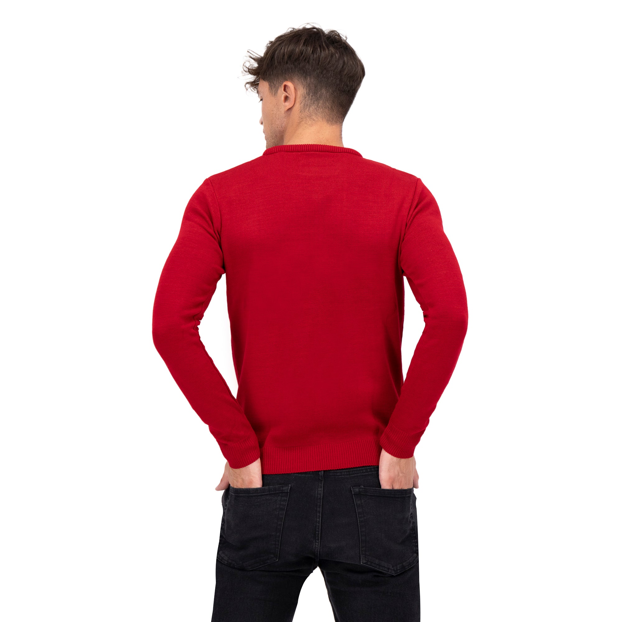 Sueter polo rojo hot sale