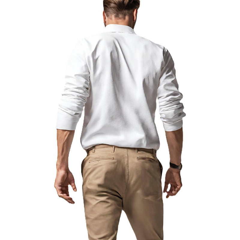 Pantalon Gabardina Beige Hombre Hpc Polo