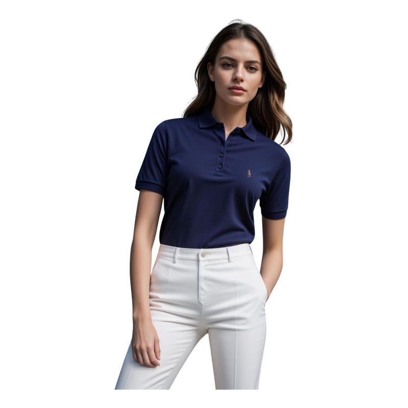 Playera Polo De Piqué Mujer Hpc Polo