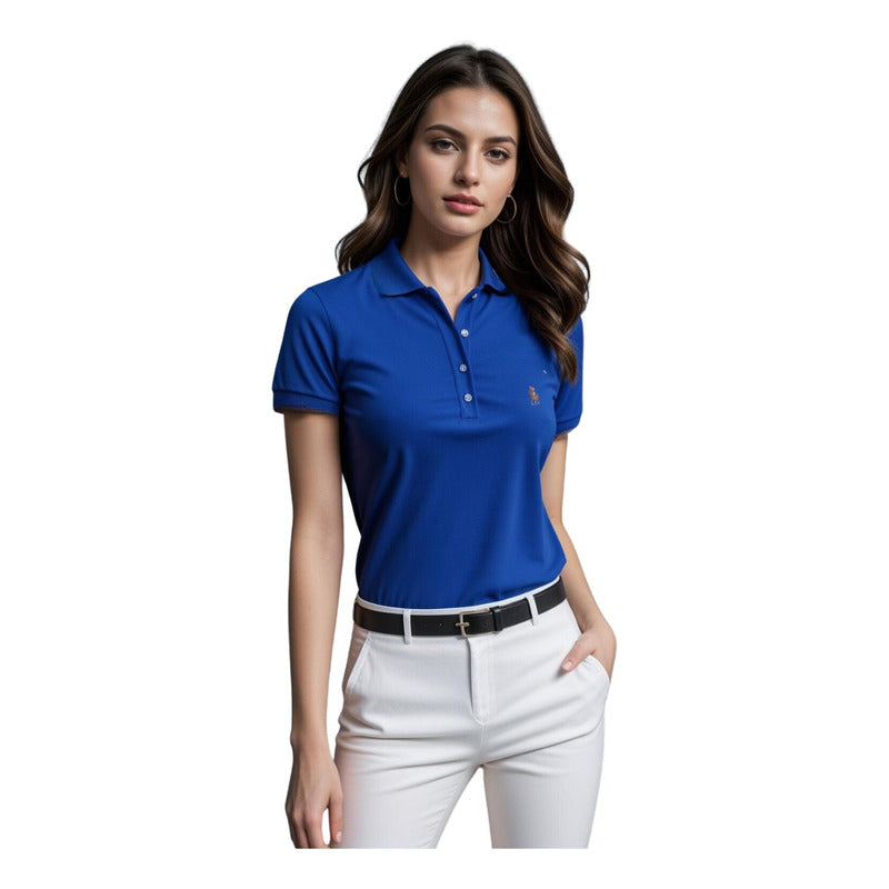 Playera Polo De Piqué Mujer Hpc Polo