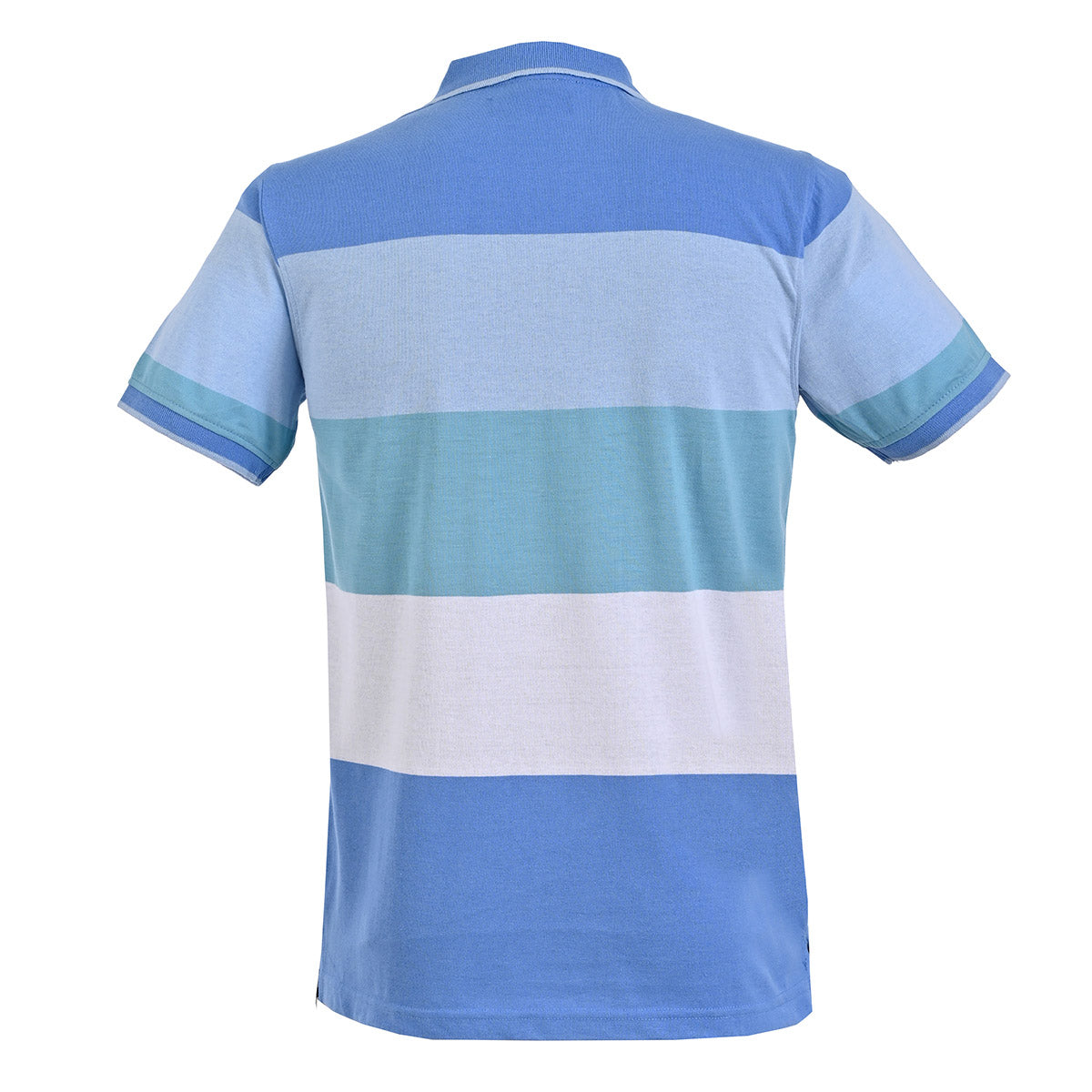 PLAYERA CHIFÓN POLO MODELAJE RAYAS AZULES HPC POLO