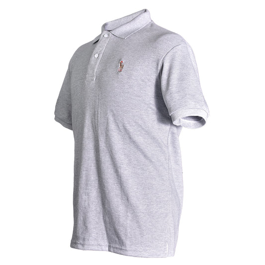 Playera Polo Interlock Gris 3034-I